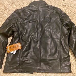 The Soho Zip-Front Leather Bomber Jacket